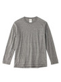 Violet Buffalo Wallows トップ染めロングTシャツ/グレー系(612)