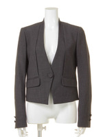 【AULA AILA BASE】ダブルクロスノーカラーJK/グレー