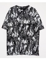 【IKUMI×ALISA】UKIYOE PRINT  T/ブラック