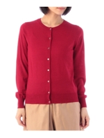 クルーネックニットカーディガン/ライトベージュ(051)