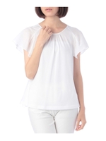 シルク混プルオーバー/ボルドー(064)