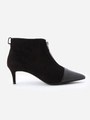 ジップディティールヒールブーツ / ZIP DETAIL BOOTIE HEELS/Black