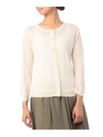 ソフト天竺カーディガン/オレンジ(067)