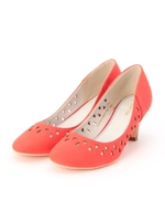 パンチングパンプス/レッド(062)