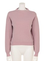 鹿の子ウールニット プルオーバー/CHARCOAL