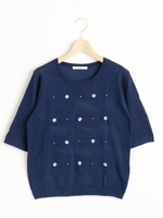 身頃ビジュープルオーバー/Ｄ／グリーン