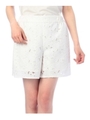 総レースキュロットパンツ/オフホワイト(003)