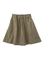 MILITARY GATHERD SKIRT/BLACK