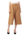 スエード調ガウチョパンツ/キャメル(041)