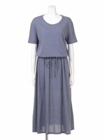 デイマリアシングルジャージーワンピース/L-GRAY