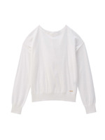 バックスリットニット/ホワイト(001)