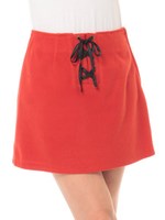 レースアップミニスカート/カーキ