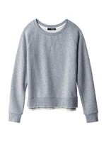 ＳＡＬＯＮ　ｂｙ　ＰＪ／肌側ふんわりウール裏毛トップ/オートミール