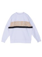 【M】PANEL BORDERトレーナー/NVY