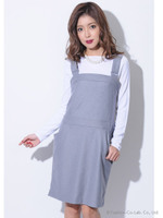 【OU】ウールジャンパーSK/GRAY