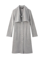 アルパカ混ニットロングカーディガン/ライトグレー(011)