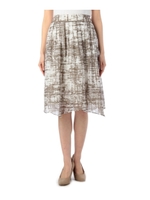 チェックローンスカート/ベージュ系(154)