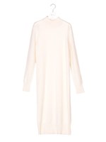 フェレット混ロングワンピース/OWHT