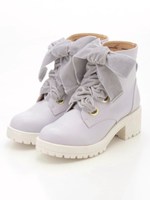 Ribbon Boots/Lavender