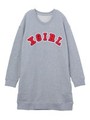 SWEAT DRESS PATCHED LOGO/ネイビー