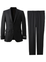 ドーメルシャドーピンストライプスーツ/ブラック(019)