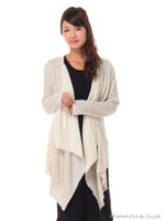 接結コンチョ釦フードトッパー/ホワイト