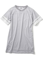 MESH CUT DRESS NUMBER/ホワイト