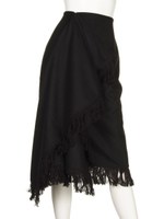 【CASUAL】フリンジラップSK/ブラック