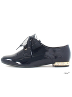 オーガンジーレースアップシューズ/IVORY