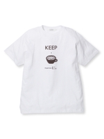 カフェフロッキーTシャツ/ホワイト(001)