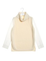 シャツスリーブタートルニット/GRY