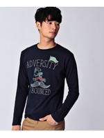 ヒゲボーイズ長袖Tシャツ/グレー(012)