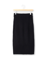 ワイドリブニットスカート/グレー(012)