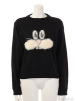 BUNNY KNIT TOPS/CORAL