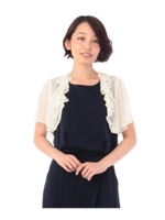 Dorry Doll フリルバックレースボレロ/ブラック(019)