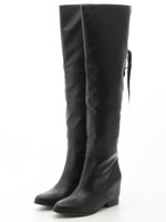 インソールブーツ/ブラック合皮