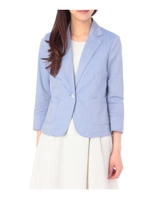 オックスシャンブレージャケット/ブルー(092)