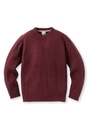 クルーネックニット/ボルドー(064)