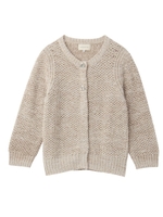 ビジューつきローゲージニットカーディガン/レッド(062)