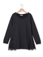 脇レースチュニックプルオーバー/オフホワイト(003)