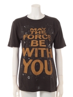 MAY THE FORCE BE WITH YOU Tシャツ/Black Wash