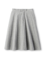 nesessaire フロントリボンフレアスカート/ネイビー(093)