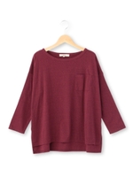 オフボディカットソー/ボルドー(064)