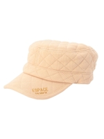 ◆ロゴ入りキルティングワークキャップ/ベージュ系(054)