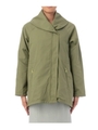 ビッグカラーツイルコート/カーキ(027)