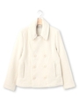メルトンジャケット/アイボリー(004)