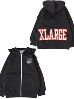 FULL ZIP HOODIE PATCHED LOGO(4T〜8T) /ネイビー
