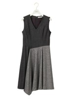 【emmi atelier】アシンメトリーワンピース/NVY