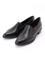 BONTRE ウィングチップスリッポン/ブラック(019)