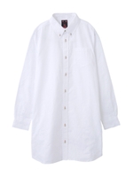 EMBROIDERED OX SHIRT DRESS/ライトブルー